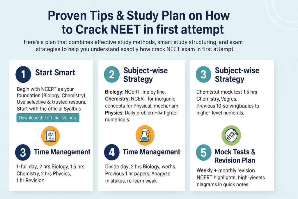 How to Crack NEET 2026 in First Attempt