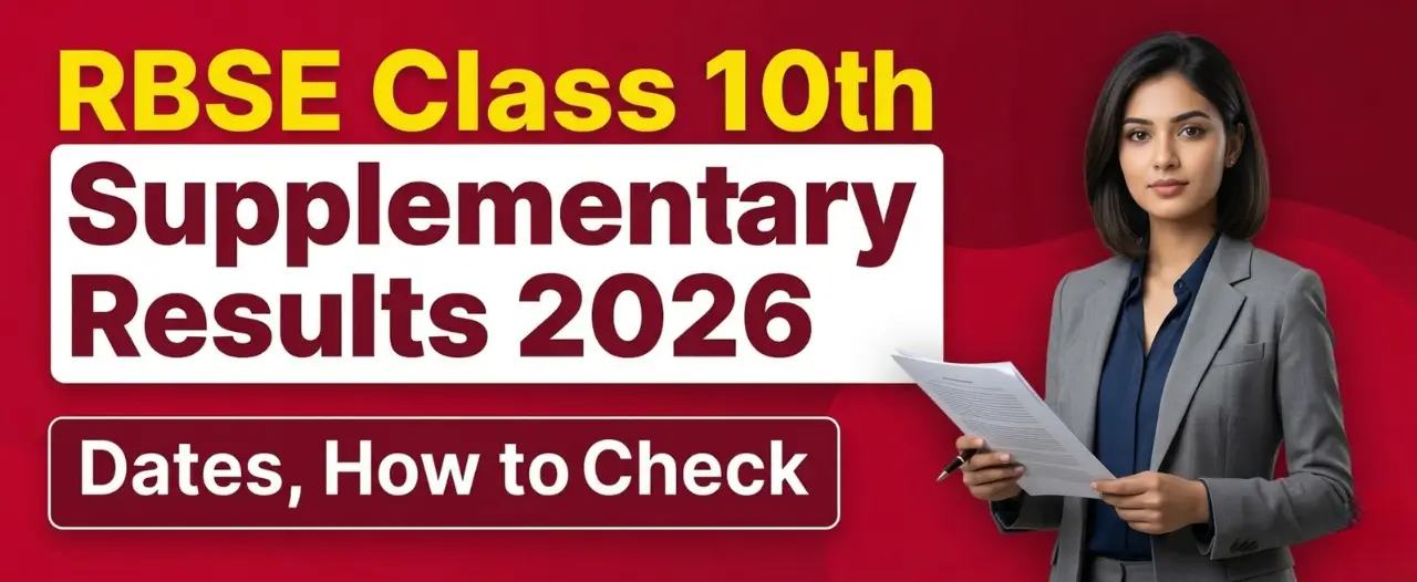 RBSE Class 10th Supplementary Results 2026: Check Dates and How to Check