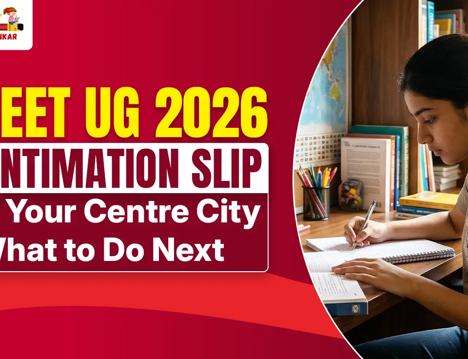 RE NEET UG 2026 City Intimation Slip