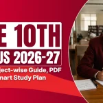 RBSE 10th Syllabus 2026-27 - Complete Subject-wise Guide with PDF Download and Smart Study Plan by Best Coachings in Sikar. Student studying for Rajasthan Board exams.